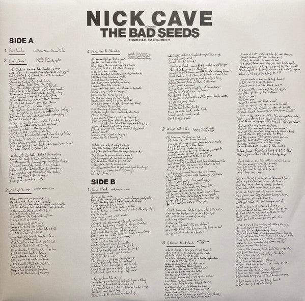 Nick Cave Featuring The Bad Seeds ~ From Her To Eternity (Vinyl) - Djungel & Jazz