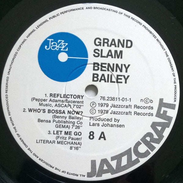 Benny Bailey ~ Grand Slam (Vinyl) - Djungel & Jazz