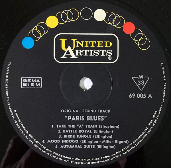 Duke Ellington ~ Paris Blues (Vinyl) - Djungel & Jazz