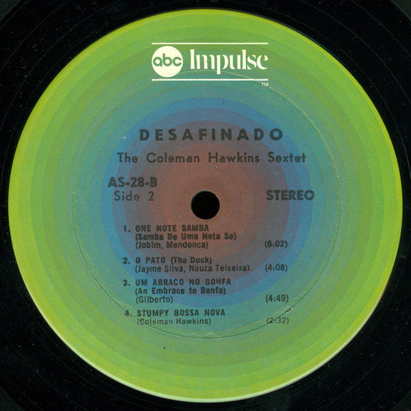 Coleman Hawkins ~ Desafinado: Bossa Nova & Jazz Samba (Vinyl) - Djungel & Jazz