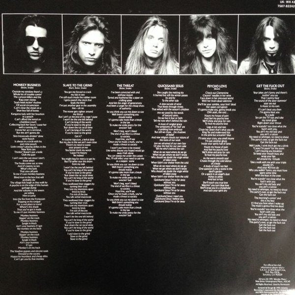 Skid Row ~ Slave To The Grind (Vinyl) - Djungel & Jazz