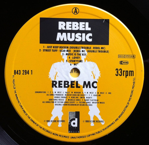 Rebel MC ~ Rebel Music (Vinyl) - Djungel & Jazz