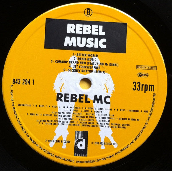 Rebel MC ~ Rebel Music (Vinyl) - Djungel & Jazz