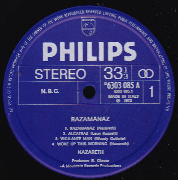 Nazareth  ~ Razamanaz (Vinyl) - Djungel & Jazz