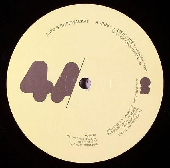 Layo & Bushwacka! Feat. Green Velvet : Life2Live (12")