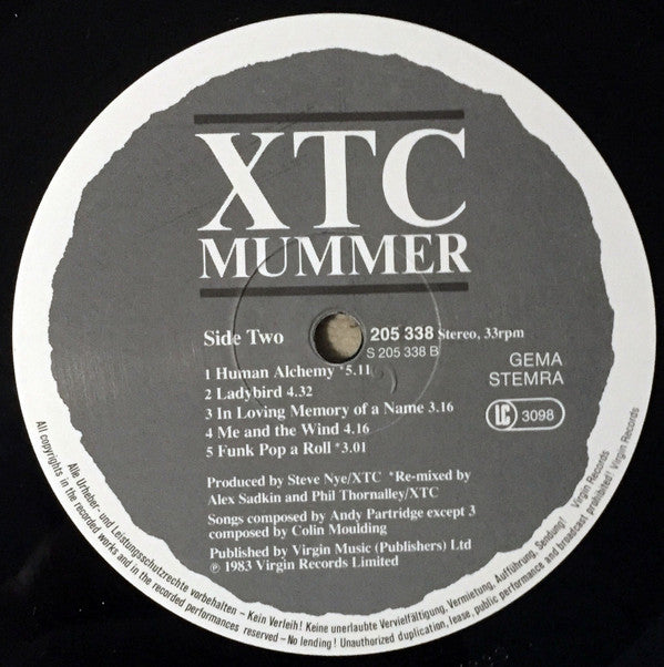 XTC : Mummer (LP, Album)