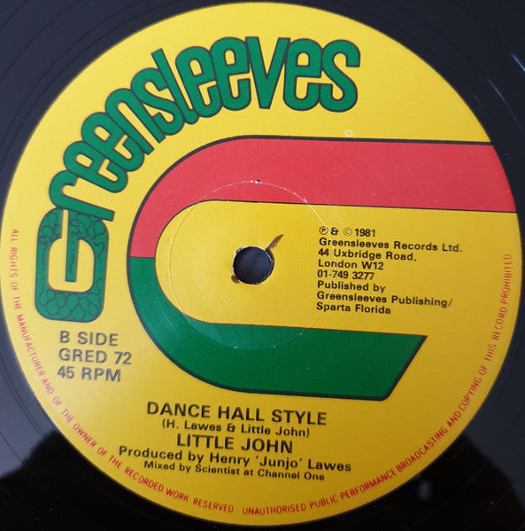 Papa Michigan & General Smiley / Little John ~ Diseases / Dance Hall Style (Vinyl) - Djungel & Jazz