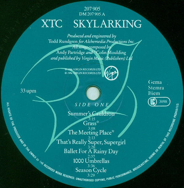 XTC : Skylarking (LP, Album)