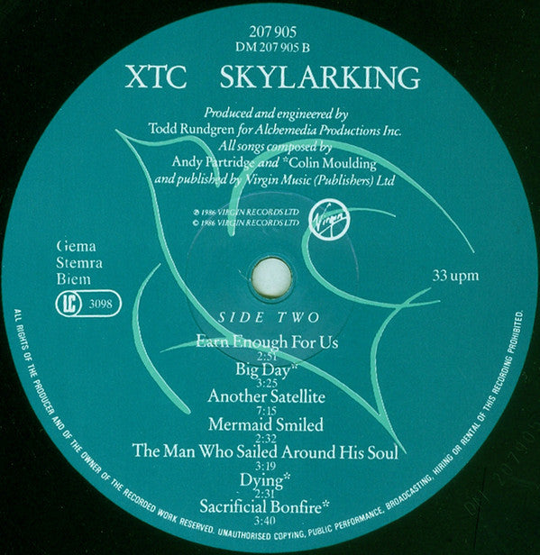 XTC : Skylarking (LP, Album)