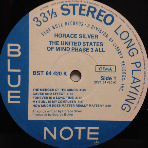 The Horace Silver Quintet / The Horace Silver Sextet ~ All (The United States Of Mind / Phase 3) (Vinyl) - Djungel & Jazz