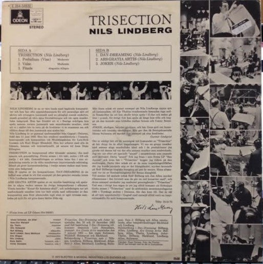 Nils Lindberg ~ Trisection (Vinyl) - Djungel & Jazz