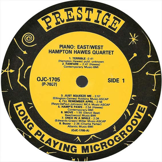 Freddie Redd / Hamp Hawes ~ Piano: East/West (Vinyl) - Djungel & Jazz