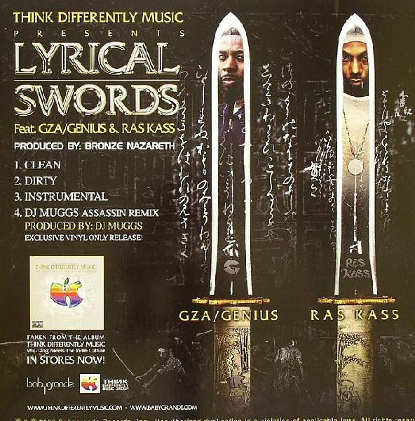 GZA & Ras Kass / Casual, Rock Marciano*, Tragedy Khadafi & Vordul Mega : Lyrical Swords / Think Differently (12")