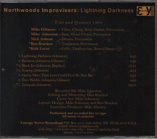 Northwoods Improvisers ~ Lightning Darkness (Vinyl) - Djungel & Jazz