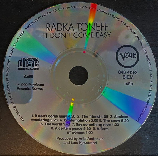 Radka Toneff ~ It Don't Come Easy (Vinyl) - Djungel & Jazz