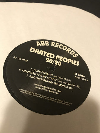 Dilated Peoples ~ 20/20 (Vinyl) - Djungel & Jazz