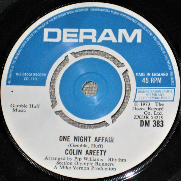 Colin Areety ~ (If Loving You Is Wrong) I Don't Want To Be Right (Vinyl) - Djungel & Jazz