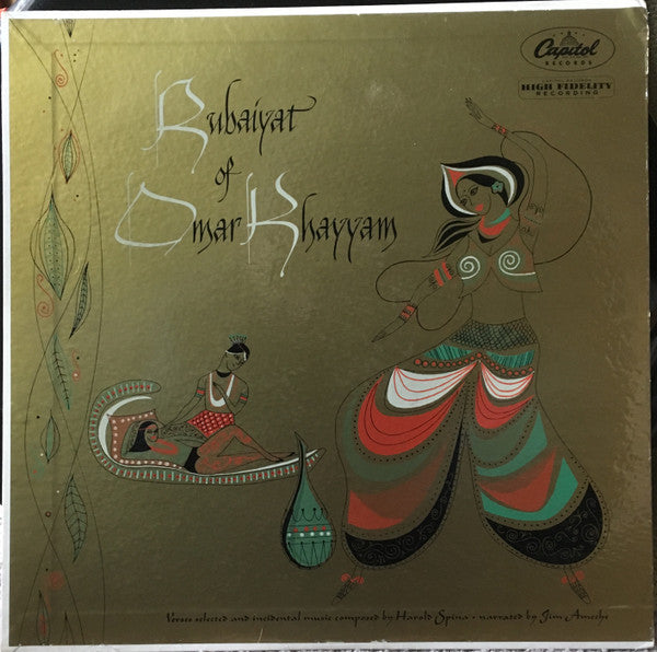 Harold Spina, Jim Ameche : The Rubaiyat Of Omar Khayyam (10", Album)