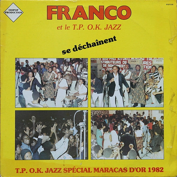 Franco et Le T.P.O.K. Jazz ~ Se Déchaînent - T.P. O.K. Jazz Spécial Maracas D&#039;or 1982 (Vinyl) - Djungel & Jazz