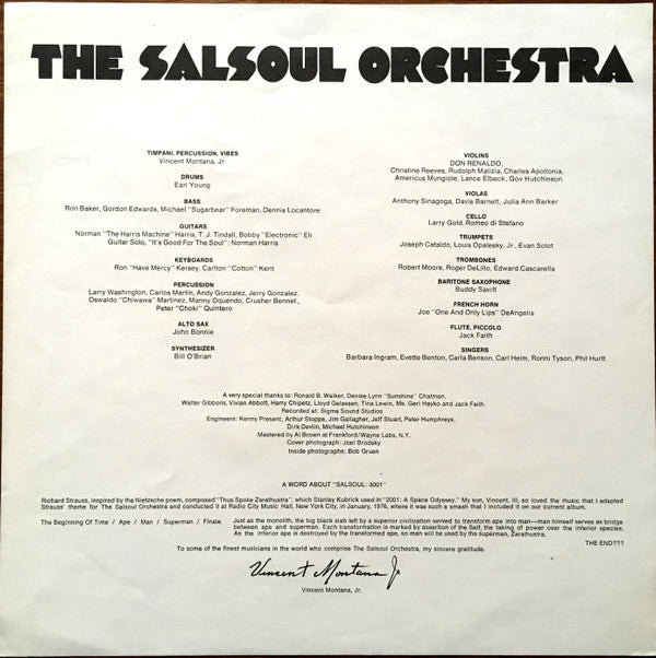 The Salsoul Orchestra ~ Nice 'N' Naasty (Vinyl) - Djungel & Jazz