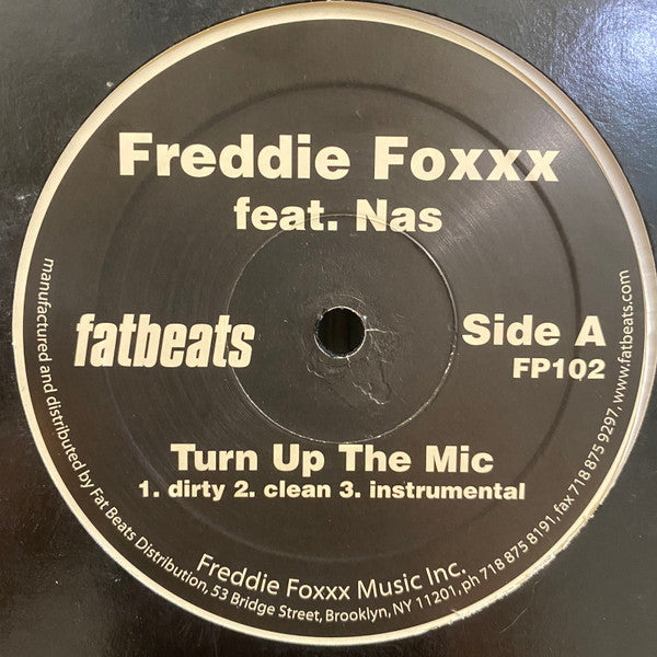 Freddie Foxxx / Bumpy Knuckles ~ Turn Up The Mic / Teach The Children (Vinyl) - Djungel & Jazz