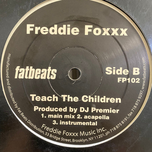 Freddie Foxxx / Bumpy Knuckles ~ Turn Up The Mic / Teach The Children (Vinyl) - Djungel & Jazz