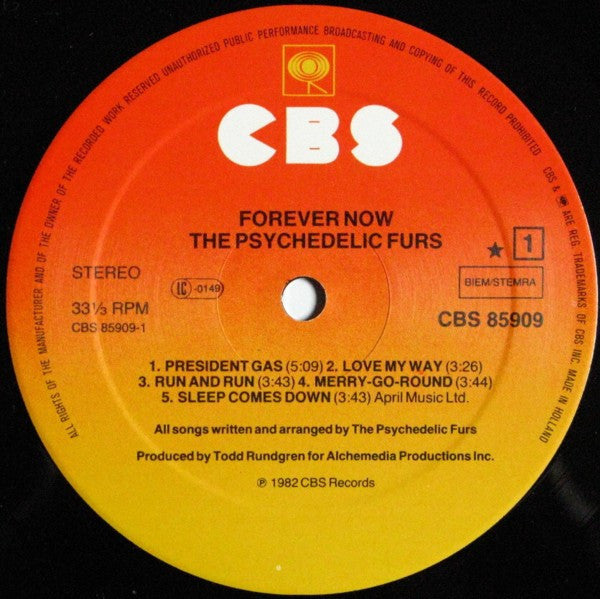 The Psychedelic Furs : Forever Now (LP, Album)