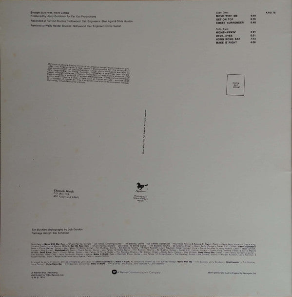 Tim Buckley ~ Greetings From L.A. (Vinyl) - Djungel & Jazz