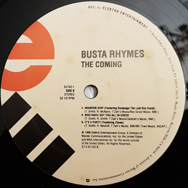 Busta Rhymes ~ The Coming (Vinyl) - Djungel & Jazz