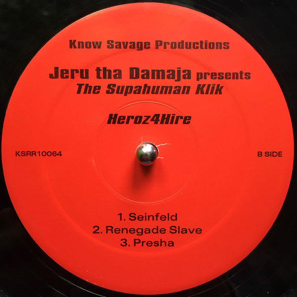 Jeru The Damaja presents Supahuman Klik : Heroz 4 Hire (2xLP, Album)