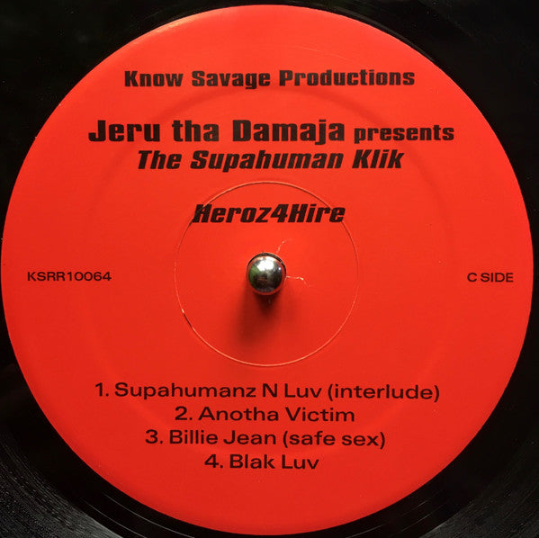 Jeru The Damaja presents Supahuman Klik : Heroz 4 Hire (2xLP, Album)