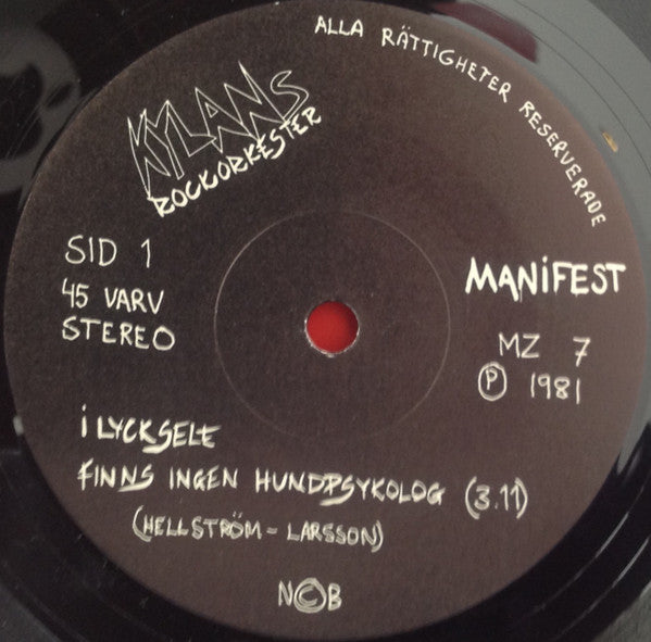 Kylans Rockorkester ~ I Lycksele Finns Ingen Hundpsykolog (Vinyl) - Djungel & Jazz