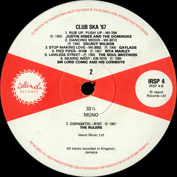 Various : Club Ska '67 (LP, Comp, Mono, RE)