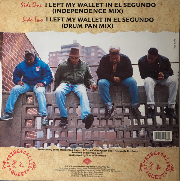 A Tribe Called Quest ~ I Left My Wallet In El Segundo (Norman Cook Independence Mix) (Vinyl) - Djungel & Jazz