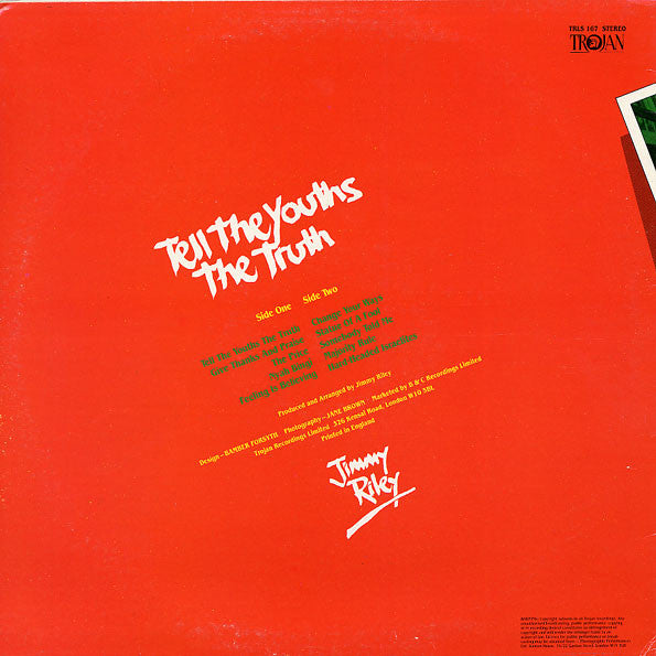Jimmy Riley : Tell The Youths The Truth  (LP, Album)