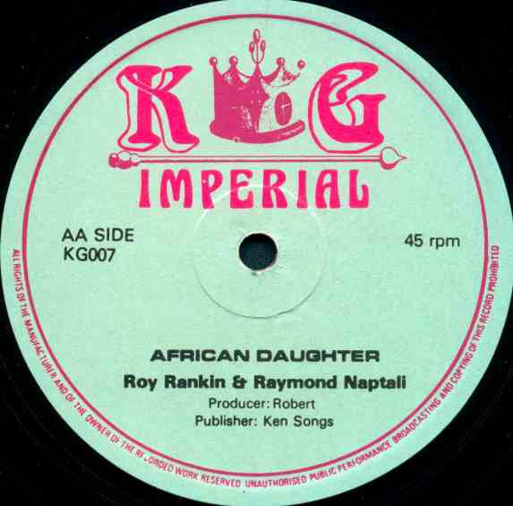 Roy Rankin & Raymond Naptali : Disc Jockey In A 81 Style (12")