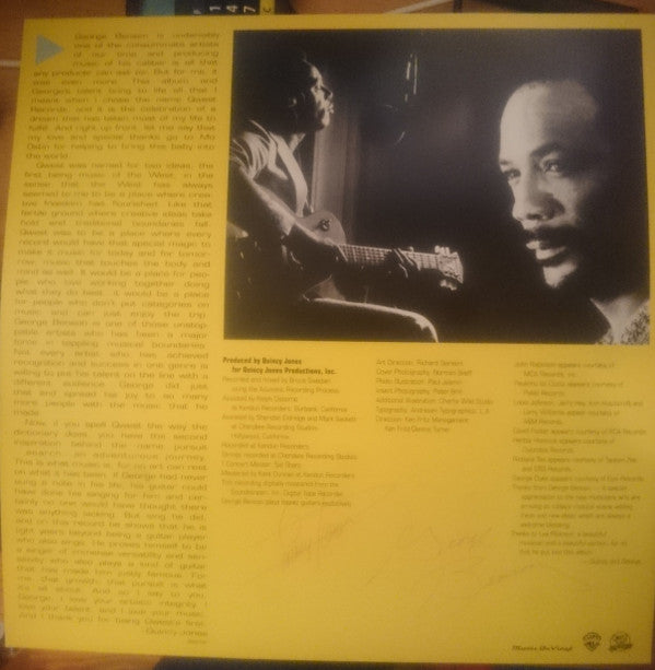 George Benson ~ Give Me The Night (Vinyl) - Djungel & Jazz