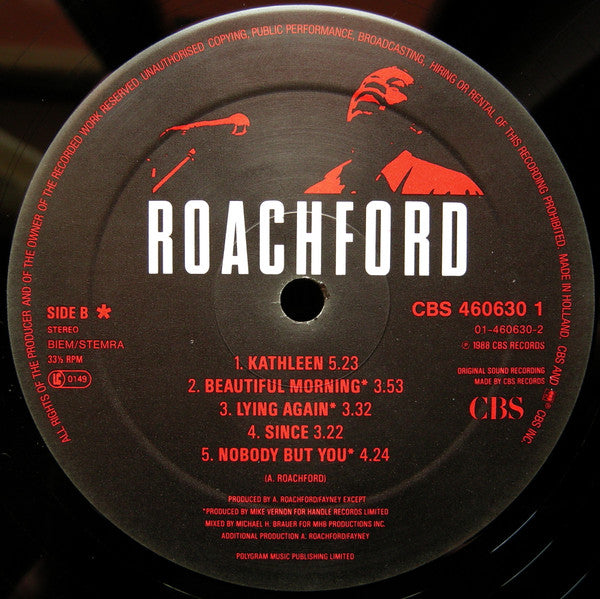 Roachford ~ Roachford (Vinyl) - Djungel & Jazz