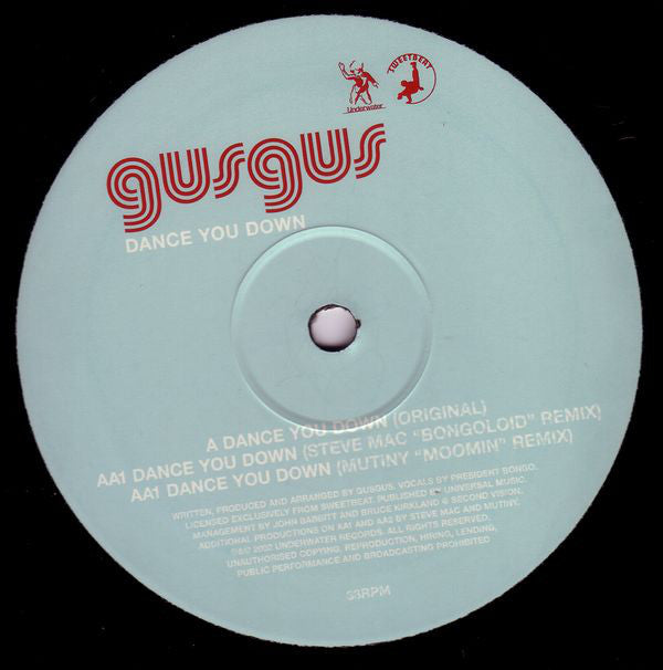 GusGus ~ Dance You Down (Vinyl) - Djungel & Jazz