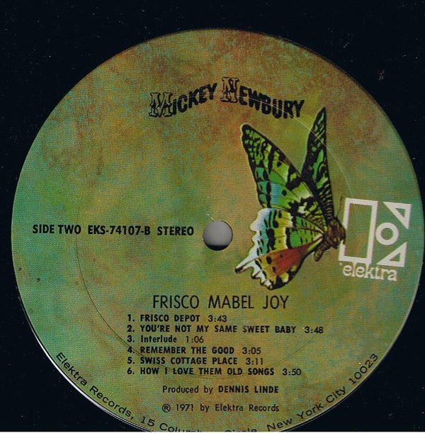 Mickey Newbury ~ 'Frisco Mabel Joy (Vinyl) - Djungel & Jazz