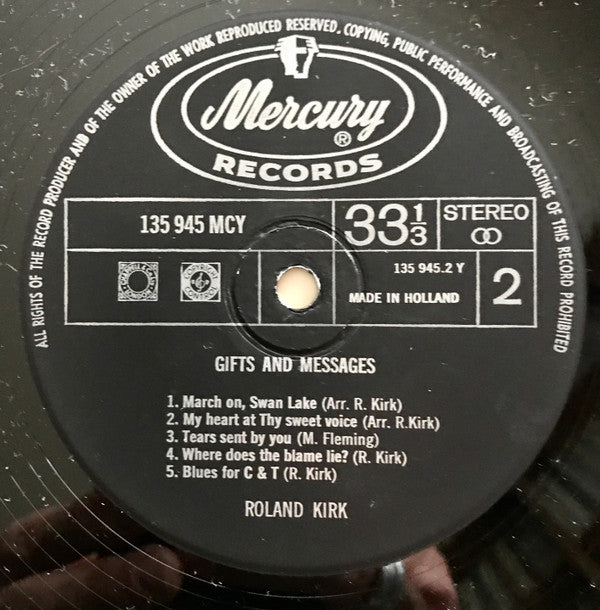 Roland Kirk : Gifts & Messages (LP, Album)