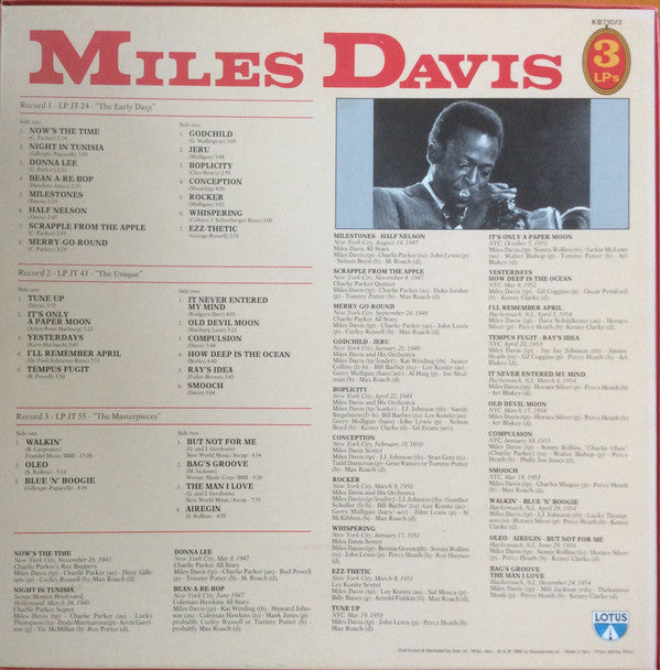 Miles Davis ~ Miles Davis (Vinyl) - Djungel & Jazz