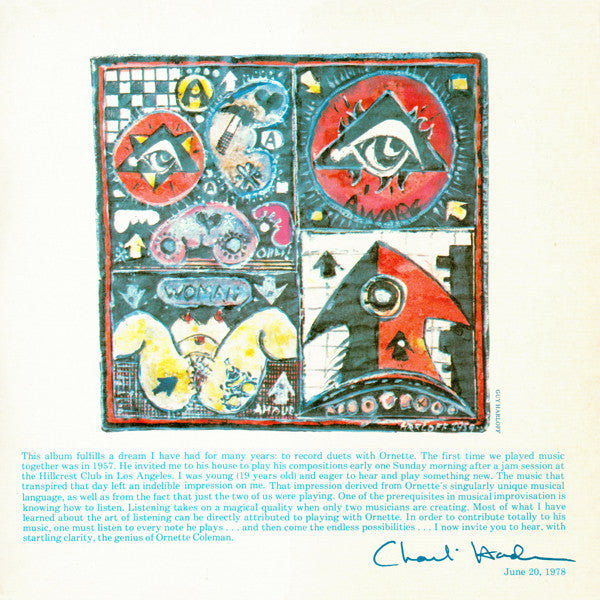 Ornette Coleman And Charlie Haden ~ Soapsuds, Soapsuds (Vinyl) - Djungel & Jazz