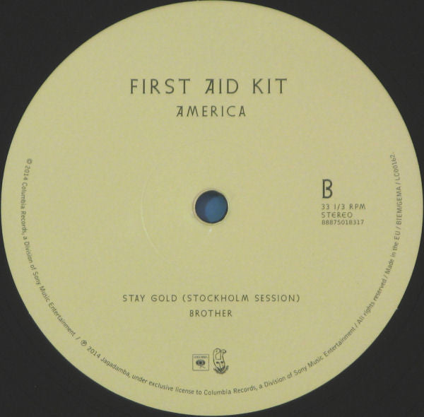 First Aid Kit ~ America (Vinyl) - Djungel & Jazz