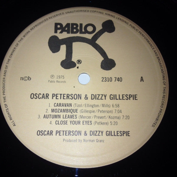 Oscar Peterson & Dizzy Gillespie ~ Oscar Peterson & Dizzy Gillespie (Vinyl) - Djungel & Jazz
