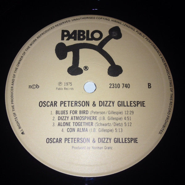 Oscar Peterson & Dizzy Gillespie ~ Oscar Peterson & Dizzy Gillespie (Vinyl) - Djungel & Jazz
