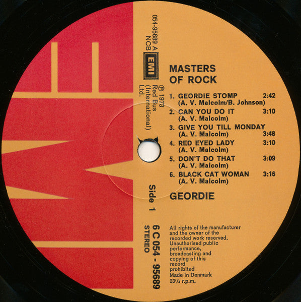 Geordie : Masters Of Rock (LP, Comp)