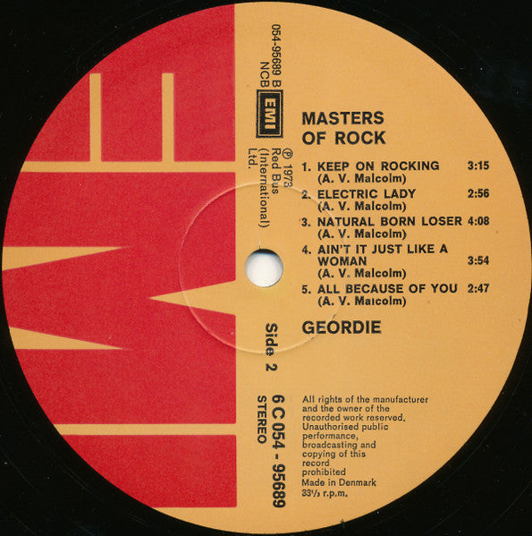 Geordie : Masters Of Rock (LP, Comp)