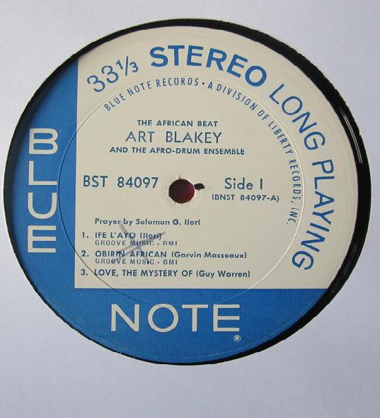 Art Blakey & The Afro-Drum Ensemble : The African Beat (LP, Album, RE)