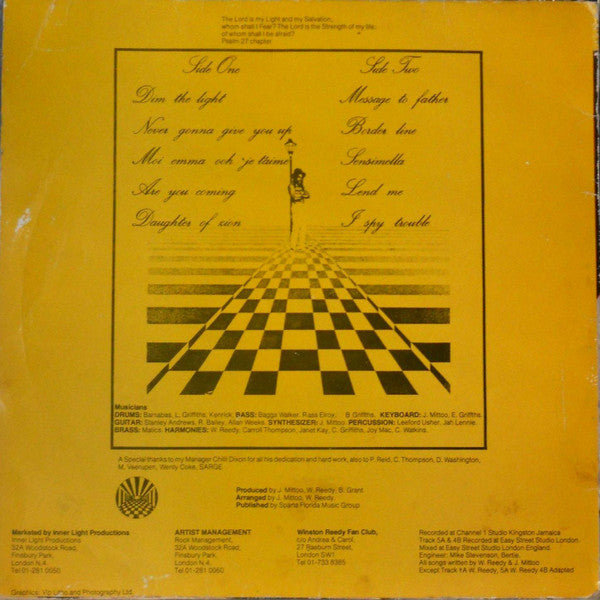 Winston Reedy : Dim The Light (LP, Album)